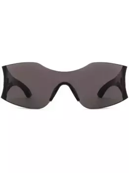 Солнцезащитные очки Hourglass Mask Balenciaga Eyewear, серый