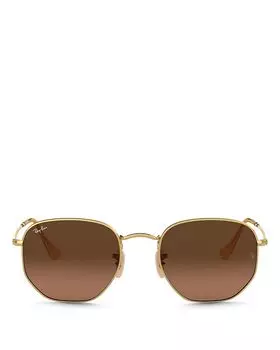 Солнцезащитные очки Icons в шестиугольной оправе, 54 мм Ray-Ban