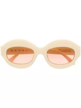 Солнцезащитные очки Ik Kil Cenote из коллаборации с Marni Retrosuperfuture, нейтральный цвет