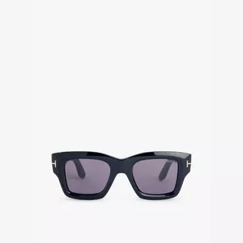 Солнцезащитные очки ilias в квадратной оправе из ацетата Ft1154 Tom Ford, черный