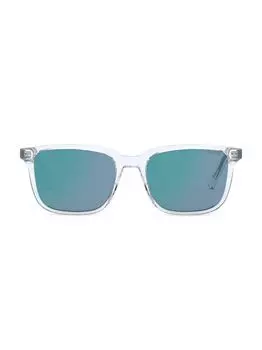 Солнцезащитные очки Indior S1I 54MM с геометрическим рисунком Dior, синий
