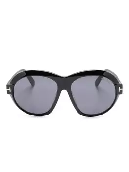 Солнцезащитные очки Inger в массивной оправе TOM FORD Eyewear, черный