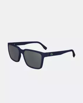 Солнцезащитные очки Injected прямоугольной формы, модель L6011S Lacoste, синий
