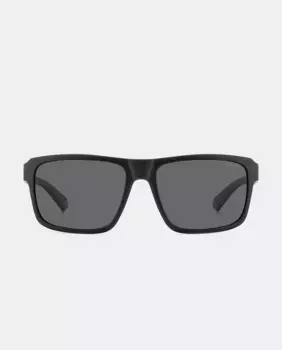 Солнцезащитные очки инжектированной прямоугольной формы Polaroid, черный