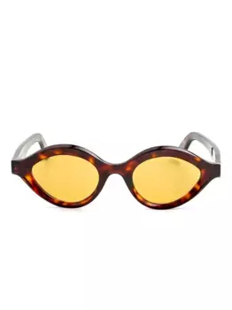 Солнцезащитные очки Isa в оправе черепаховой расцветки Lapima, коричневый