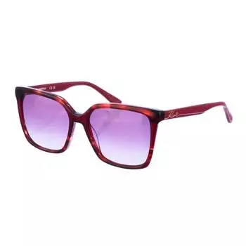 Солнцезащитные очки из ацетата квадратной формы kl6014s для женщин Karl Lagerfeld, красный