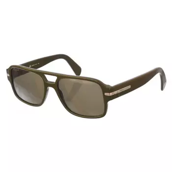 Солнцезащитные очки из ацетата квадратной формы sf1038s Salvatore Ferragamo, зеленый