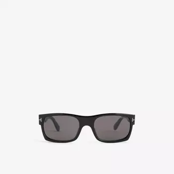 Солнцезащитные очки из ацетата в квадратной оправе Ft1181 Juan Tom Ford, черный