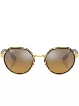 Солнцезащитные очки из коллаборации со Scuderia Ferrari Ray-Ban, золотой