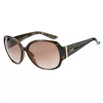 Солнцезащитные очки из коричневой смолы GUESS