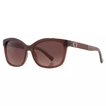 Солнцезащитные очки из коричневой смолы GUESS