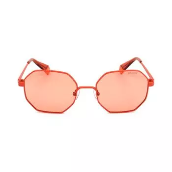 Солнцезащитные очки из оранжевого металла Polaroid