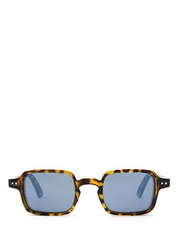 Солнцезащитные очки из поликарбоната с леопардовым принтом Sun'S Good, синий