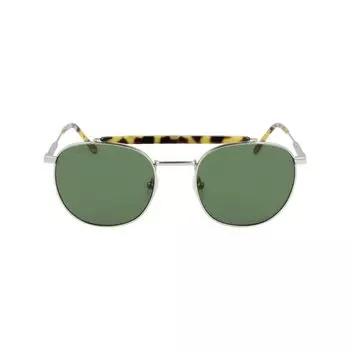 Солнцезащитные очки из серебристого металла Lacoste