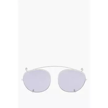 Солнцезащитные очки из серебристого титана Oamc, Silver