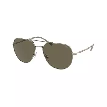 Солнцезащитные очки из серого металла Ralph Lauren