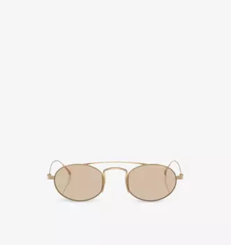 Солнцезащитные очки из титана овальной формы Ar6161T Giorgio Armani, розовый