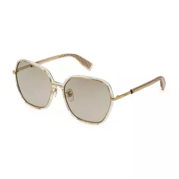 Солнцезащитные очки из золотистого металла Furla
