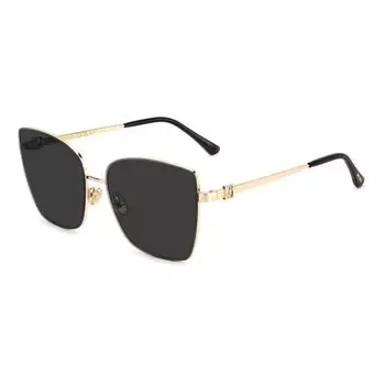 Солнцезащитные очки из золотистого металла Jimmy Choo Eyewear