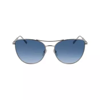 Солнцезащитные очки из золотистого металла Longchamp