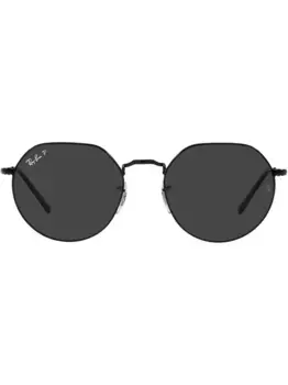 Солнцезащитные очки Jack в круглой оправе Ray-Ban, черный