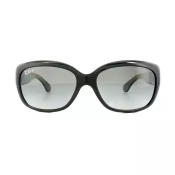 Солнцезащитные очки jackie ohh 4101 601t3 блестящие чёрно- градиентные поляризованные Ray-Ban, черный