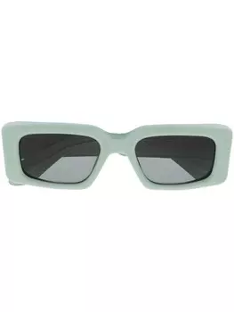 Солнцезащитные очки Jacques Marie Mage Supersonic в прямоугольной оправе, синий