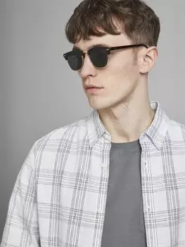 Солнцезащитные очки Jacryder Sunglasses Unisex Jack & Jones, черный/кофейный