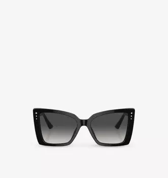 Солнцезащитные очки Jc5001B в квадратной оправе из ацетата Jimmy Choo, черный