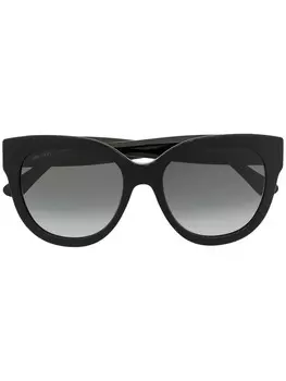 Солнцезащитные очки Jill с затемненными линзами Jimmy Choo Eyewear, черный