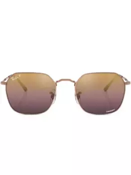 Солнцезащитные очки Jim с зеркальными линзами Ray-Ban, золотой
