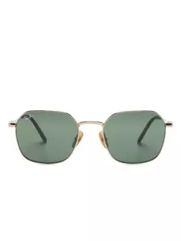 Солнцезащитные очки Jim в геометричной оправе Ray-Ban, золотистый