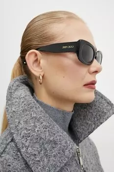 Солнцезащитные очки Jimmy Choo, черный