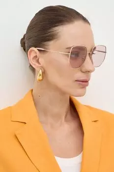 Солнцезащитные очки Jimmy Choo, розовый