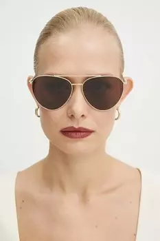Солнцезащитные очки Jimmy Choo, золотой