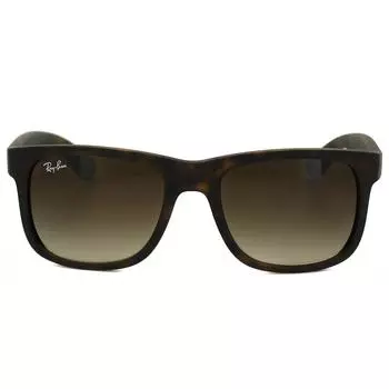 Солнцезащитные очки justin 4165 71013 резиновые легкие гавана градиент 51мм Ray-Ban, коричневый