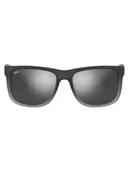 Солнцезащитные очки Justin Classic в квадратной оправе Ray-Ban, серый