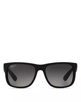 Солнцезащитные очки Justin квадратной формы, поляризованные, 55 мм Ray-Ban