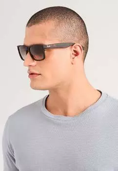 Солнцезащитные очки Justin Ray-Ban, темно-коричневые