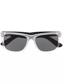 Солнцезащитные очки Justin в прямоугольной оправе Ray-Ban, серый