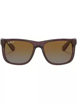 Солнцезащитные очки Justin в прямоугольной оправе Ray-Ban, коричневый