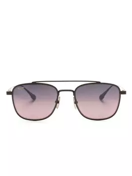 Солнцезащитные очки Kahana в прямоугольной оправе Maui Jim, коричневый