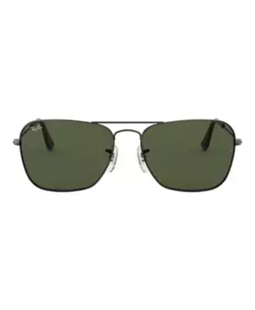 Солнцезащитные очки караван Rb3136 поляризованные Ray-Ban, зеленый