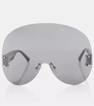 Солнцезащитные очки Karl из коллаборации с Linda Farrow The Attico, черный