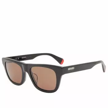Солнцезащитные очки Kenzo Kz40189F Sunglasses, цвет Shiny Black & Brown