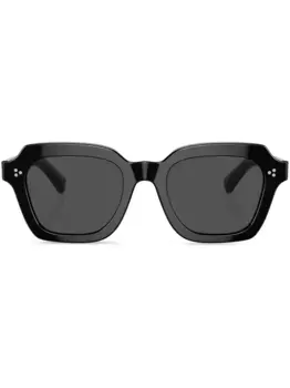 Солнцезащитные очки Kienna в квадратной оправе Oliver Peoples, черный
