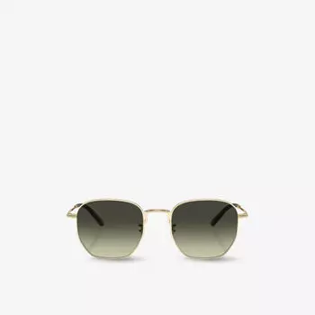 Солнцезащитные очки Kierney в металлической шестиугольной оправе OV1331S Oliver Peoples, желтый