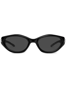 Солнцезащитные очки Kiko 01 в оправе 'кошачий глаз' Gentle Monster, черный