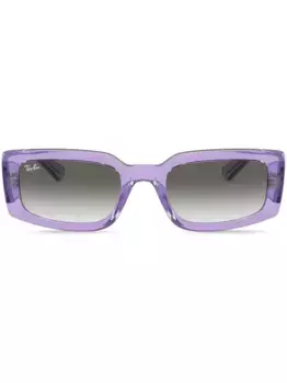 Солнцезащитные очки Kiliane Bio-Based в прямоугольной оправе Ray-Ban, фиолетовый