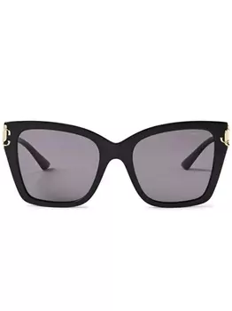 Солнцезащитные очки Kira в оправе 'кошачий глаз' Jimmy Choo Eyewear, черный